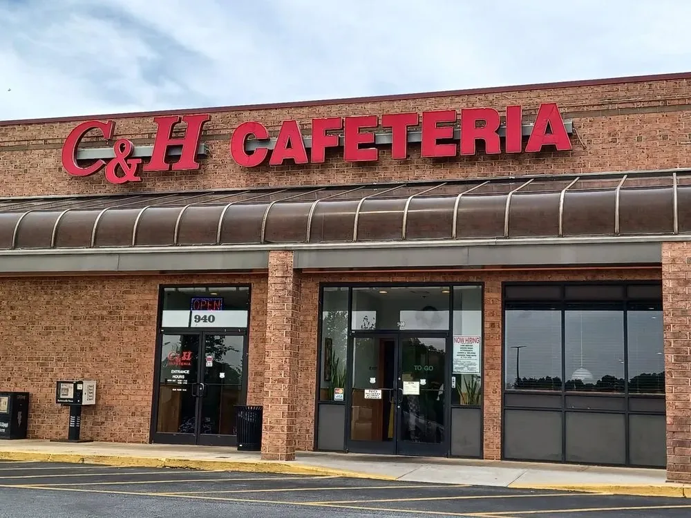 Entrance to C&H Cafeteria in Kernersville, NC